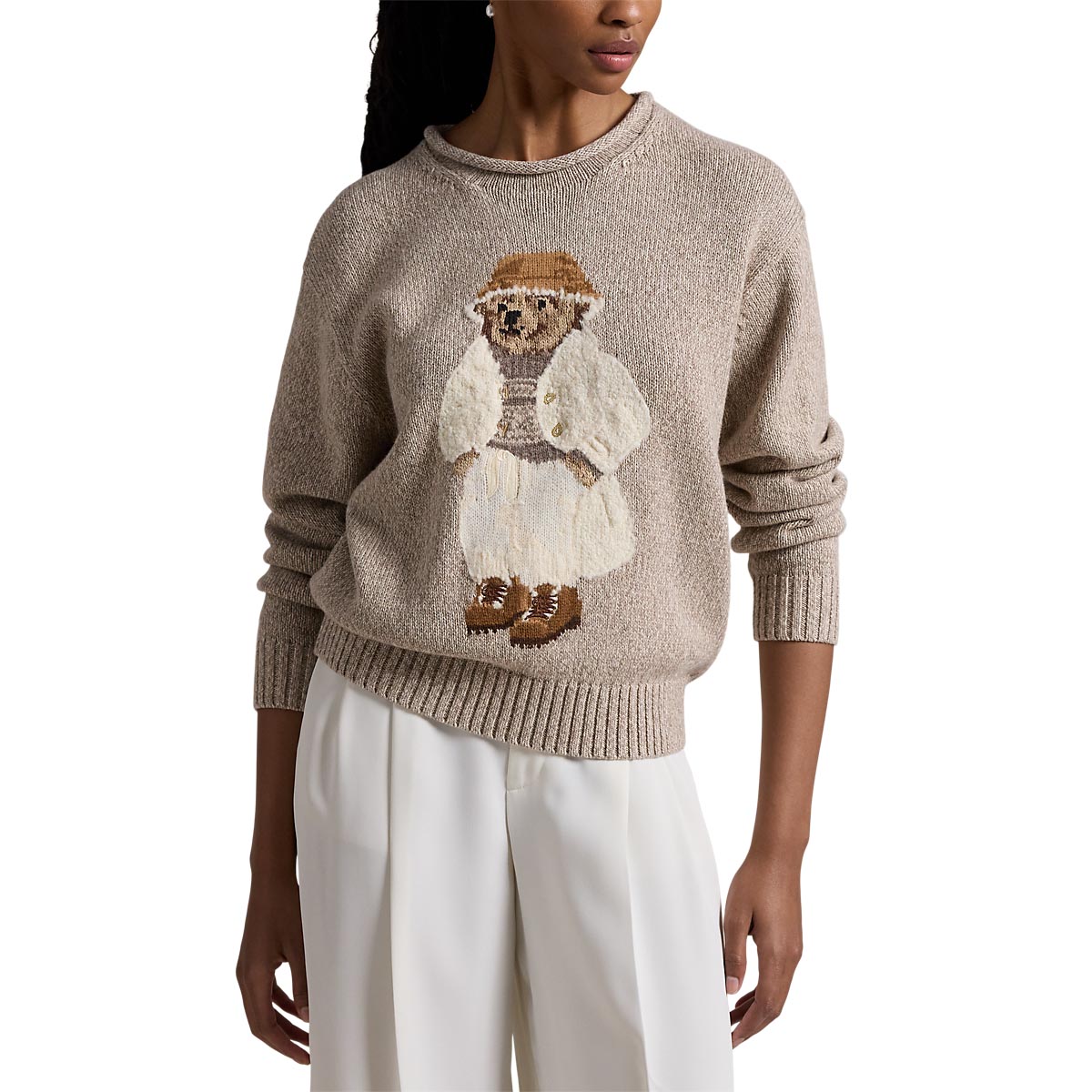 Polo Ralph Lauren Polo Bear Cotton Roll-Neck Sweater